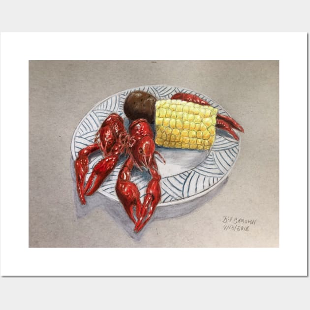 Crawfish Wall Art by Bill Cameron Fine Art